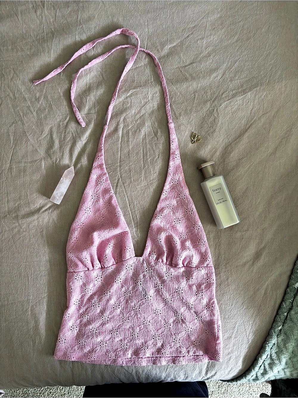 Wild Fable Pink Floral Halter Camisole